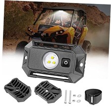 UTV LED Dome Light 12V with Switch, Universal Roll Bar Mount LED Lights White