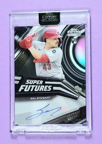 2026 Topps Chrome Black Sal Stewart Super Futures Autographs (RAW)