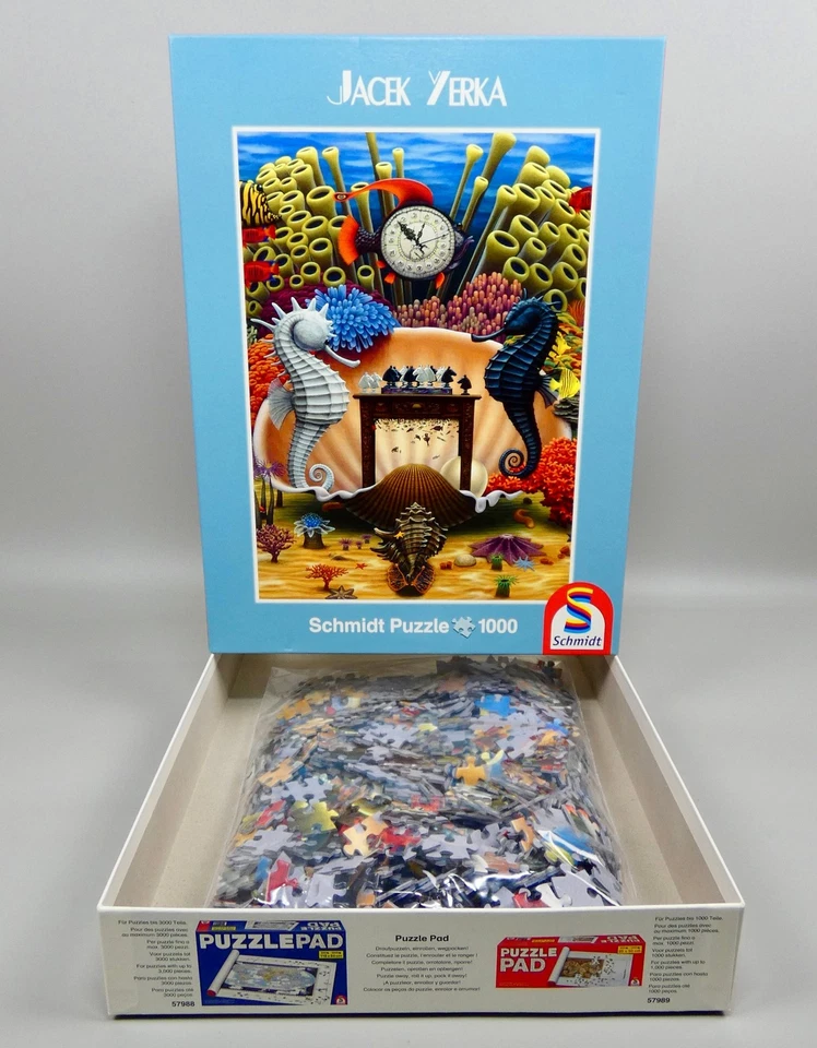 Schmidt 1000 Piece Jigsaw Puzzle - Jacek Yerka Design - Complete - Image 2 of 4