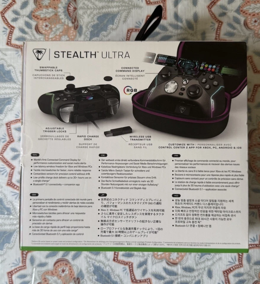 !!! NEW !!! Turtle Beach Stealth Ultra Wireless Xbox Controller Black With Dock - Image 4 of 4