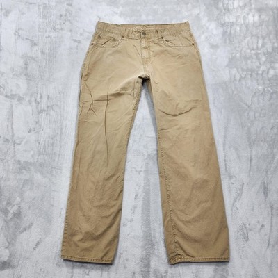 Old Navy Jeans Mens 33x32 Beige Light Wash Authentic Loose Relaxed Denim Casual