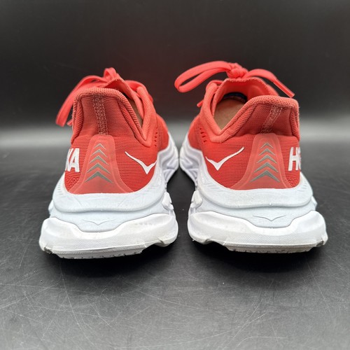 Hoka One One Clifton Edge Red Running Shoes Sneakers 1110511 HCWH Women Size 8.5 - Picture 7 of 14