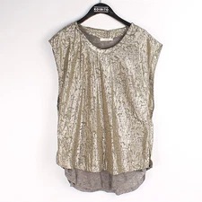 System layered double layer women's nashi tee