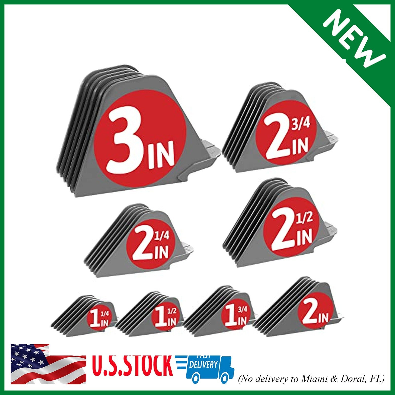 3 Inch Clipper Guards, Hair Clipper Guide Combs Premium for 