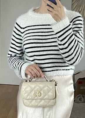 Gestreifter Pulli Oversize flauschig H&M Größe S  36/38