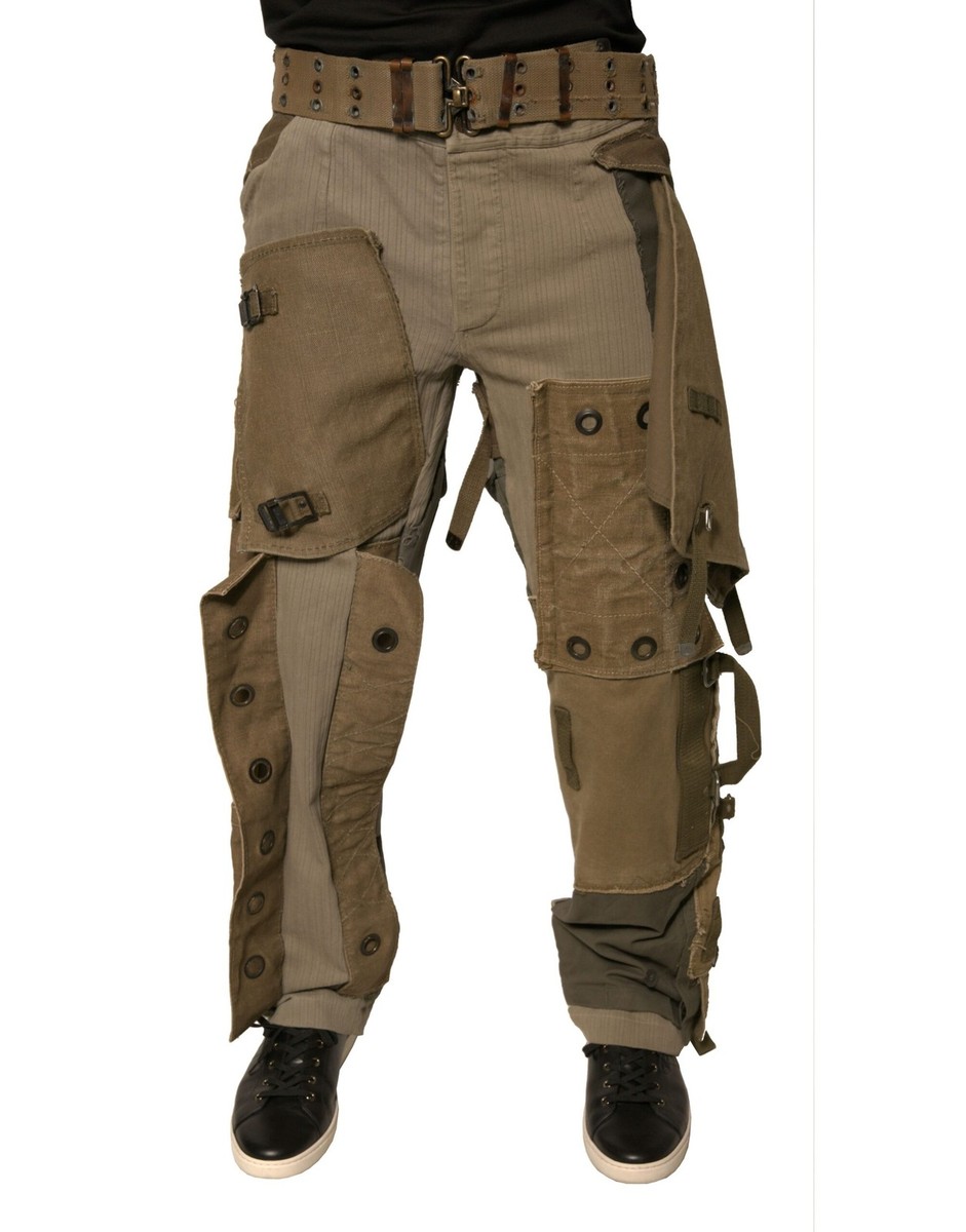 DOLCE&GABBANA マルチポッケトcargo pants レア 08 Dolce & Gabbana Multi Pocket Cargo Pants - 32