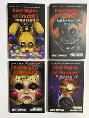 Five Nights at Freddys Paperback books 1-4. First Edition.
