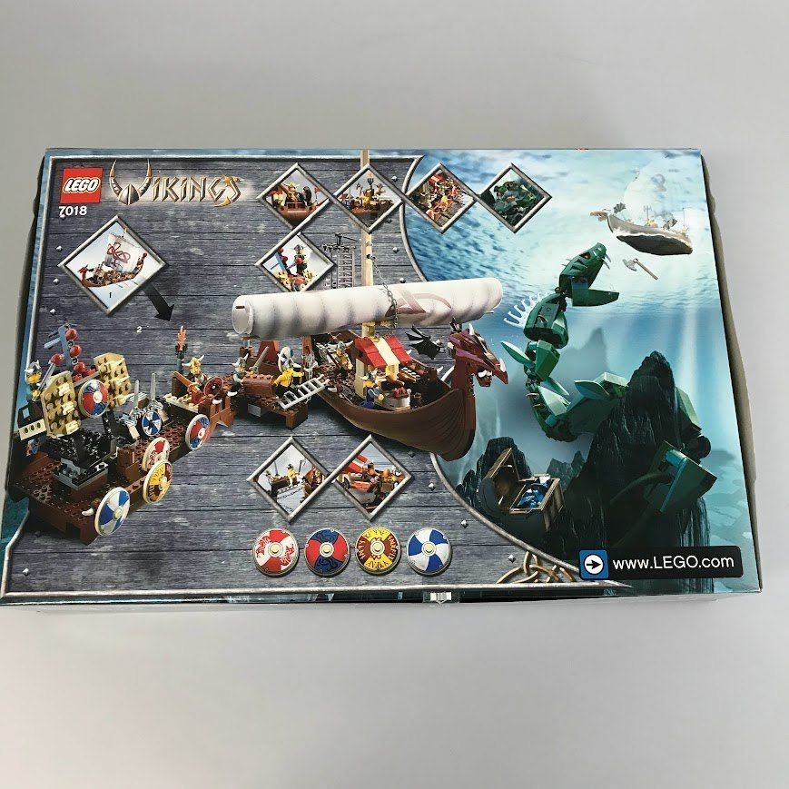 LEGO Vikings Viking Ship Challenges The Midgard Serpent 7018 New