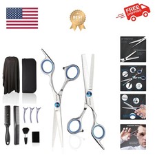 Haircut Scissors Kit, 11 Pcs Professional Set - Haircut, Thinning Scissors, N...