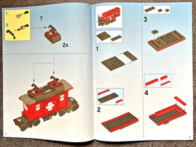 LEGO 10183 FACTORY SWISS CROCODILE ORIGINAL INSTRUCTIONS *EXCELLENT*👍