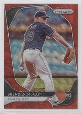 2020 Panini Prizm Tier II Red Wave Prizm 1/99 Brendan McKay #153 Rookie RC 8k4