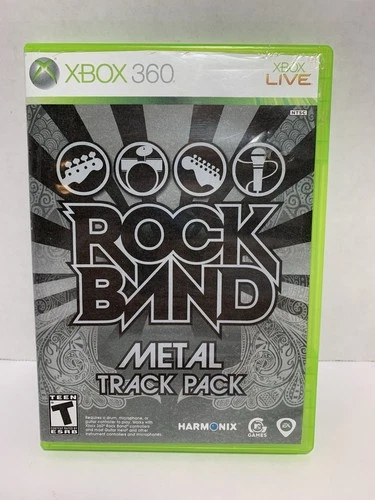 Rock Band Metal Track Pack (Microsoft Xbox 360, 2009) Good Disk Free Shipping