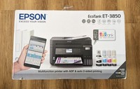 Epson EcoTank ET-3850 All-in-One Printer – New Boxed (Tested - USB Only) 