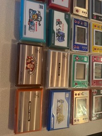 vintage nintendo game and watch lot