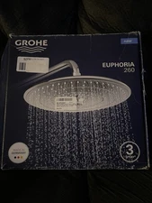 Grohe 26456000 Grohtherm Euphoria 260 Shower Head with EcoJoy, DreamSpray, Speed