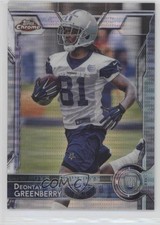 2015 Topps Chrome Rookies Pulsar Refractor Deontay Greenberry #187 2c8