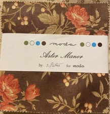 Aster Manor By 3 Sisters For Moda. OOP Charm Pack.