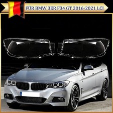Scheinwerferglas Klar Abdeckung für BMW Mopf 3er F34 GT 16-21 Linsen Gehäuse L+R