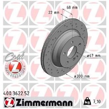 2x Bremsscheibe 26215676 hinten f&uuml;r Mercedes GLK-Klasse X204