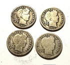 1911, 1912D, 1914 & 1916 Barbara Dimes Nice Grouping
