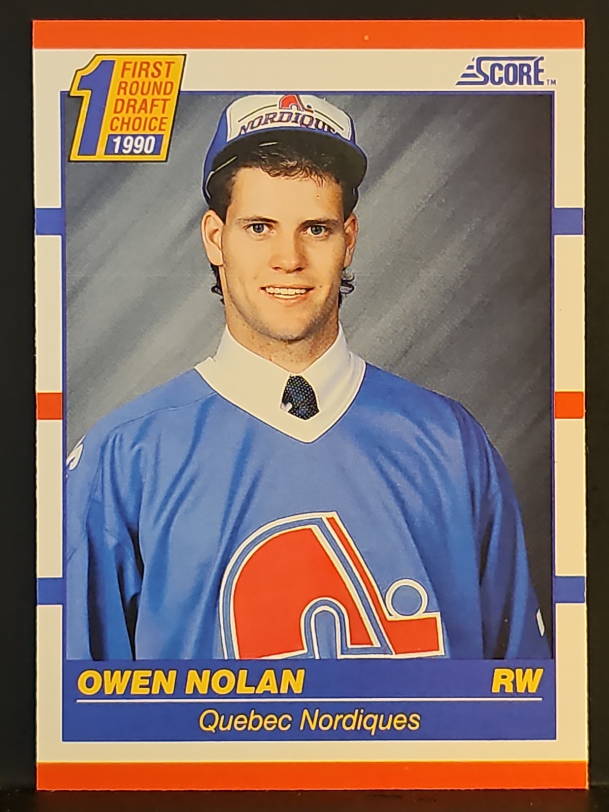 1990-91 Score #435 Owen Nolan RC NORDIQUES