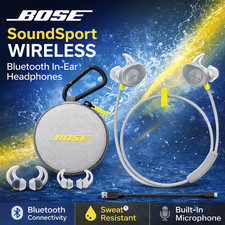 Bose SoundSport Wireless In Ear Bluetooth Sweat-Resistant Headphones-