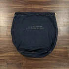 Vintage WW2 Denim Laundry Bag Duffle Sack Indigo Stenciled Military USNR 24x32