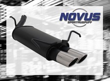 NOVUS Sportauspuff Gruppe N ESD 2x 76 mm SR-Design für Opel Corsa C