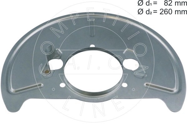 Spritzblech Ankerblech Vorderachse Rechts FÜR VW - AIC 57604-image