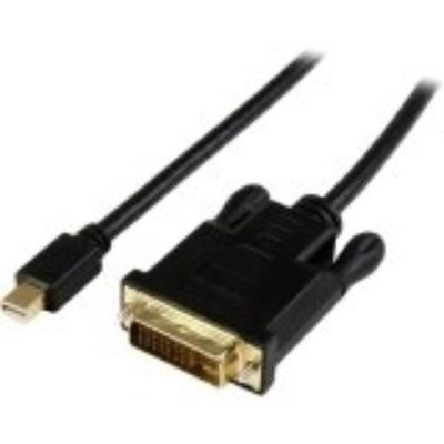 Startech MDP2DVIMM6BS 6ft Mini DisplayPort to DVI Adapter Black