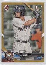 2018 Bowman Prospects Gold 32/50 Aaron Knapp #BP5 y0i