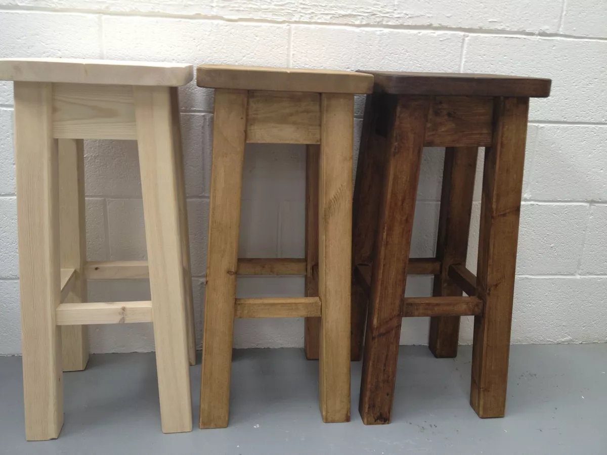 Heavy duty wooden bar stools deals