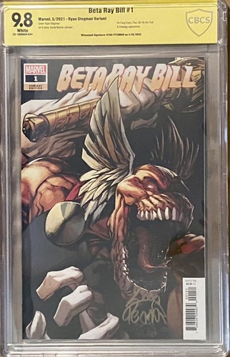 Beta Ray Bill #1  Ryan Stegman Variant Witness Signature 4/29/2022 CBCS 9.8
