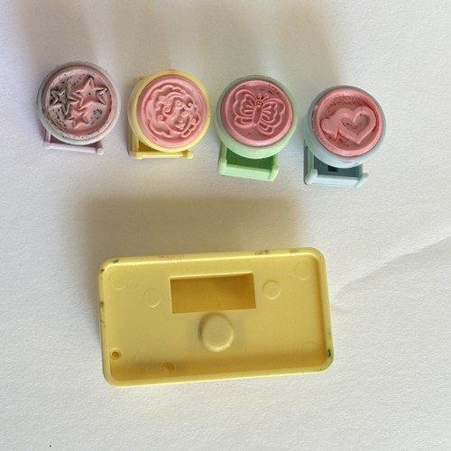 VTG Polly Pocket Stampin School Playset Complete 5 Figures Bluebird 1992 Compact - Picture 6 of 19