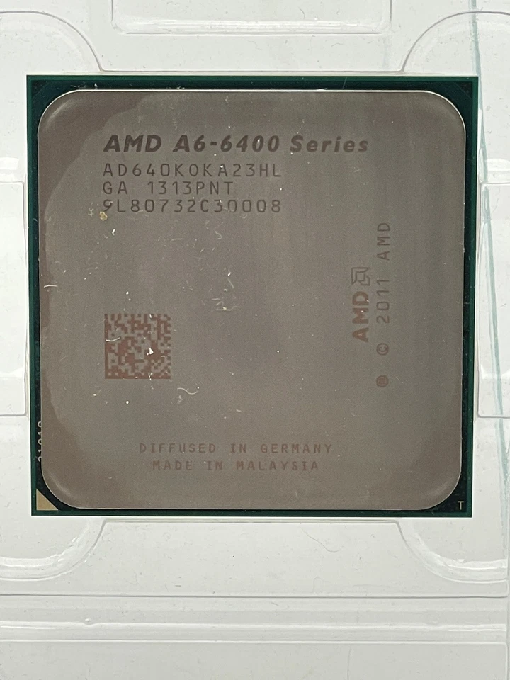 Procesador CPU AMD A6-6400K AD640KOKA23HL 3,90 GHz Dual Core Socket FM2 Foto 2 de 2