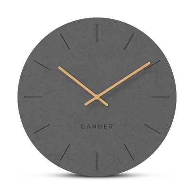 Cander Berlin MNU 2630 G Wanduhr MDF lautlos 30 cm Vintage