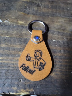 Fall Out  Custom Knife Custom Laser Engraved Key Fob