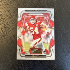 2022 Panini Playbook Football #183 Leo Chenal RC /49 GOLD Kansas City Chiefs