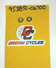 2 NEW Genuine Yamaha Factory Original Stock Hex Nut  9538R-06700-00 FAST SHIP