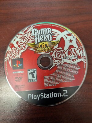 Guitar Hero: Aerosmith (PlayStation 2 PS2, 2007) NO TRACKING - DISC ONLY 3975
