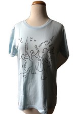 SAPPORO CITY JAZZ Festival T-shirt Mens M 2017 Baby Blue Musician Saxophone