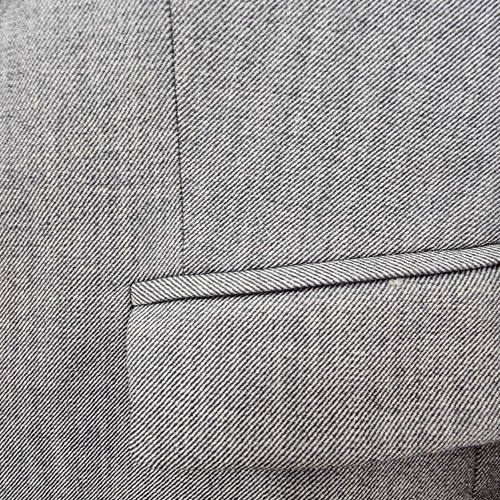 Banana Republic Grey Single Button Wool Blazer Size 6 - Picture 2 of 5