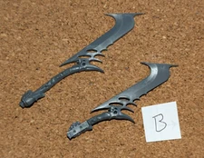 Warhammer Age of Sigmar: Bonereapers bits: Morghast Archai Halberd Heads - B
