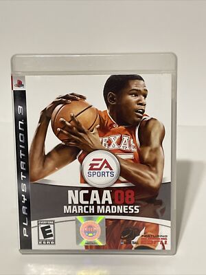 NCAA 08 March Madness (Sony PlayStation 3, 2007) PS3 Complete with Manual 