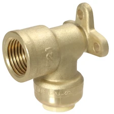 1 Pack XFITTING 1/2" PUSH FIT  X 1/2" Female NPT Drop Ear Elbow 