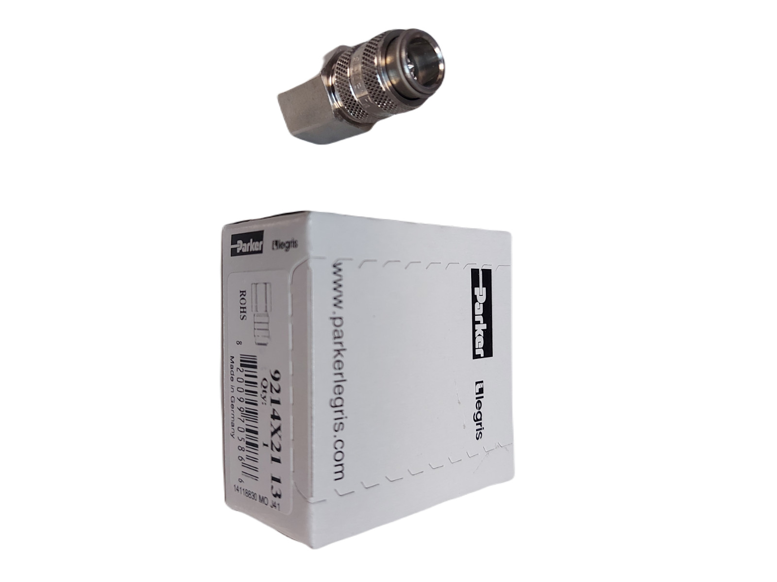 Parker Legris 9214X21 13 -- Rectus 21KBIW13EVX AISI 316L Quick Coupler