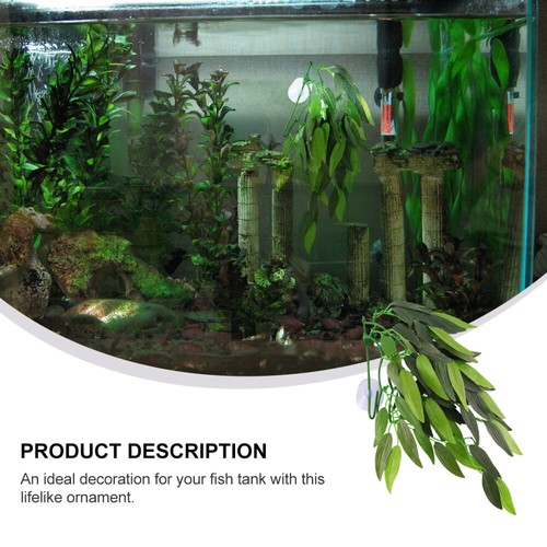 Artificial Aquarium Floating Plants Betta Fish Tank Faux Lifelike - Picture 4 of 12