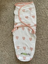 New Baby girl Ziggy baby pink heart swaddle, Size 0 To 3 Month, 7 To 14 Pounds