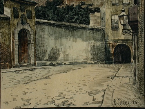 Alois Ježek (Chilean, 1887 - 1943) Turm bei Doliborka. - Picture 6 of 9