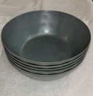 Bee & Willow Home Set Of 5. Jadeite Green Cereal, Soup, Noodles, Pasta Bowls